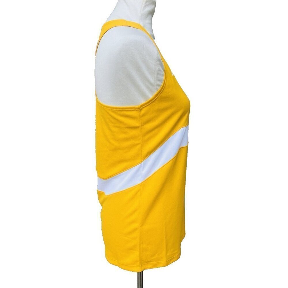 ASICS Women's Break Through Singlet Gold White Size S - Picture 6 of 11